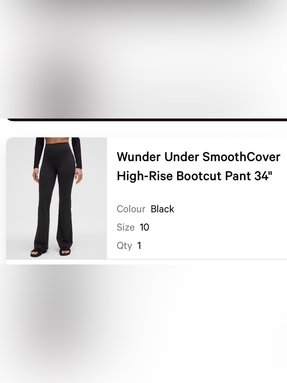 lululemon athletica Wunder Under High-Rise Bootcut Pants - Black